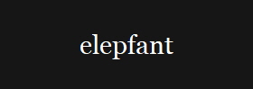 elepfant