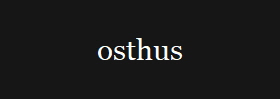 osthus